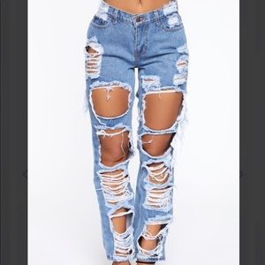 Ripped BF Jeans (Don’t Play With My Heart Jeans)